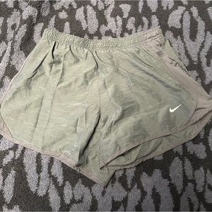Grey Nike running shorts